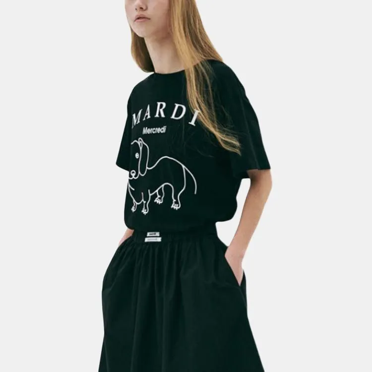 MARDI MERCREDI T Shirt Women's Black-1