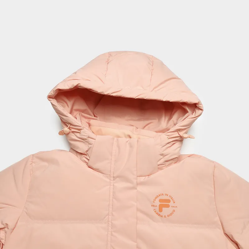 FILA FUSION UNIFORM Down Jacket Women's Enchanting Orange-2