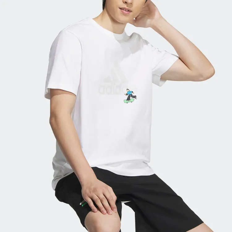 Adidas SEEBIN Artist Collaboration Series SS23 T Shirt Men's White-3