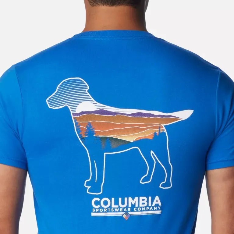 Columbia T-Shirts Men Royal Blue-4