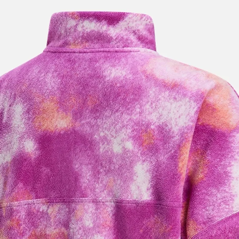Nike One Women's Therma-FIT Oversized 1/2-Zip Fleece Printed Top-5