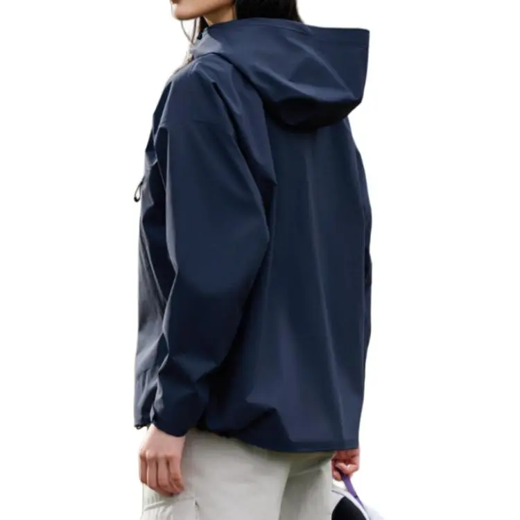 Anta Outdoor Collection Waterproof And Windproof Windbreaker Jacket Women's Midnight Blue-3