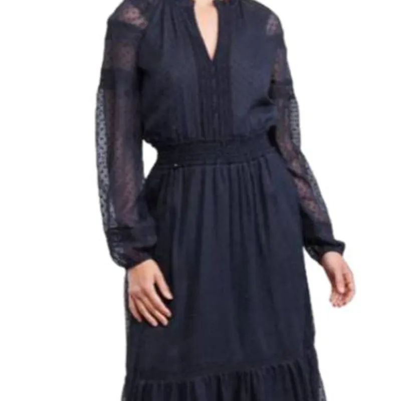 Polo Ralph Lauren Long Sleeved Dress Women's Dark Blue-8