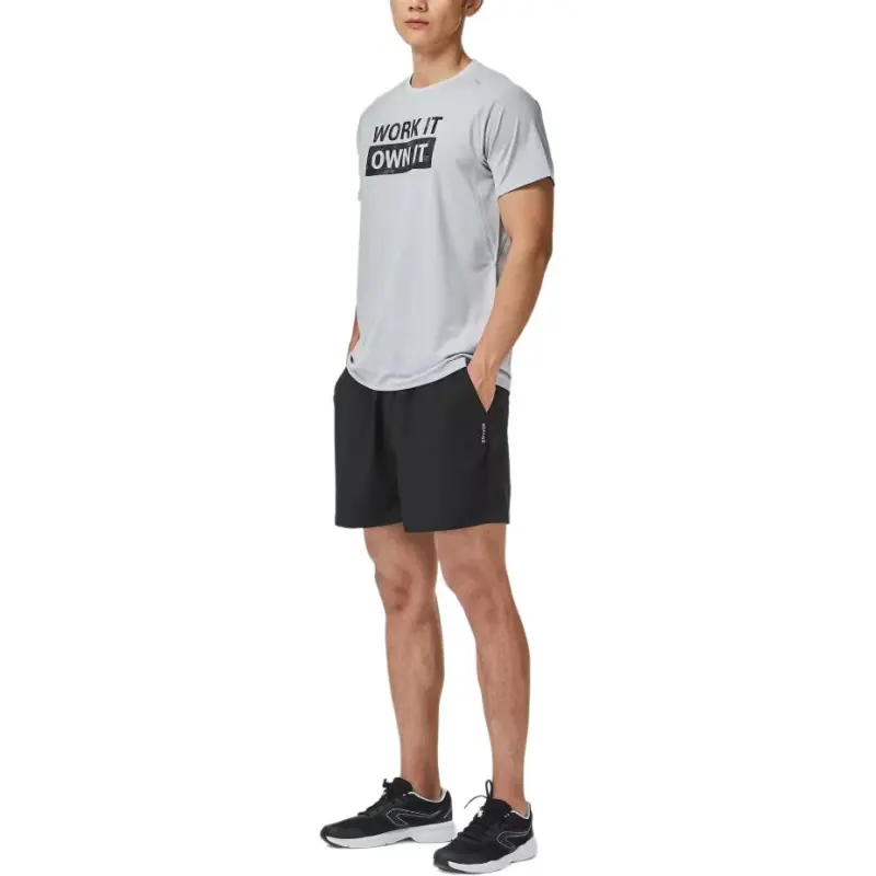 DECATHLON T Shirt Men's Zinc Gray-3