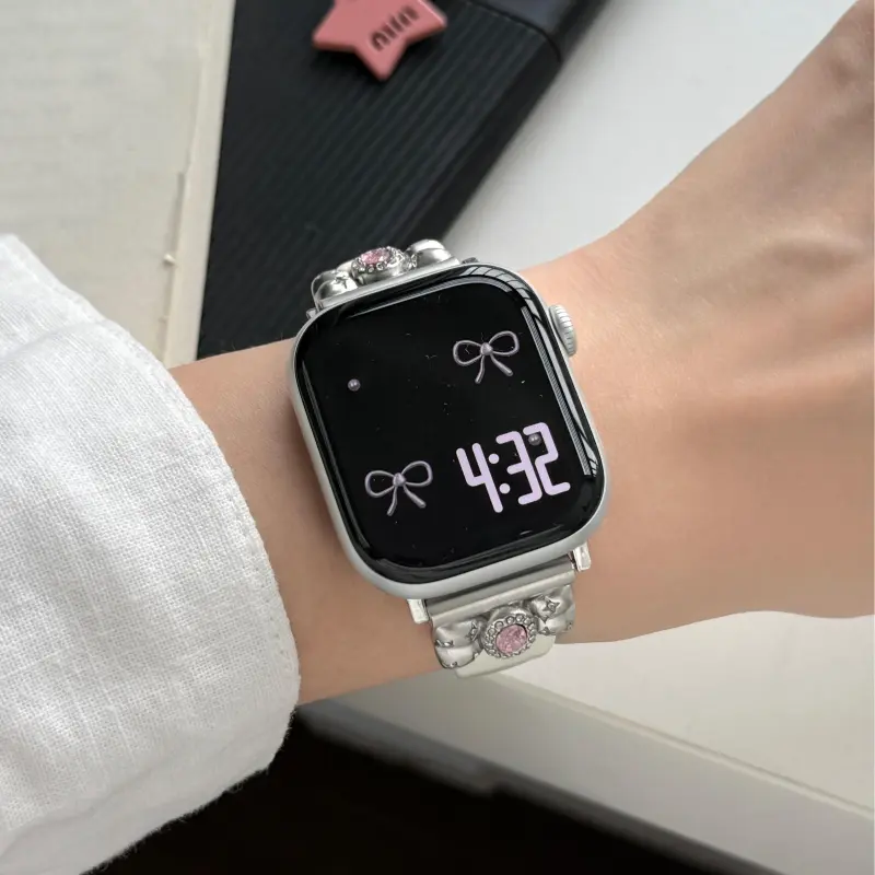 Wei Xin Apple Compatibility Watch Band Cowhide Leather Material-1