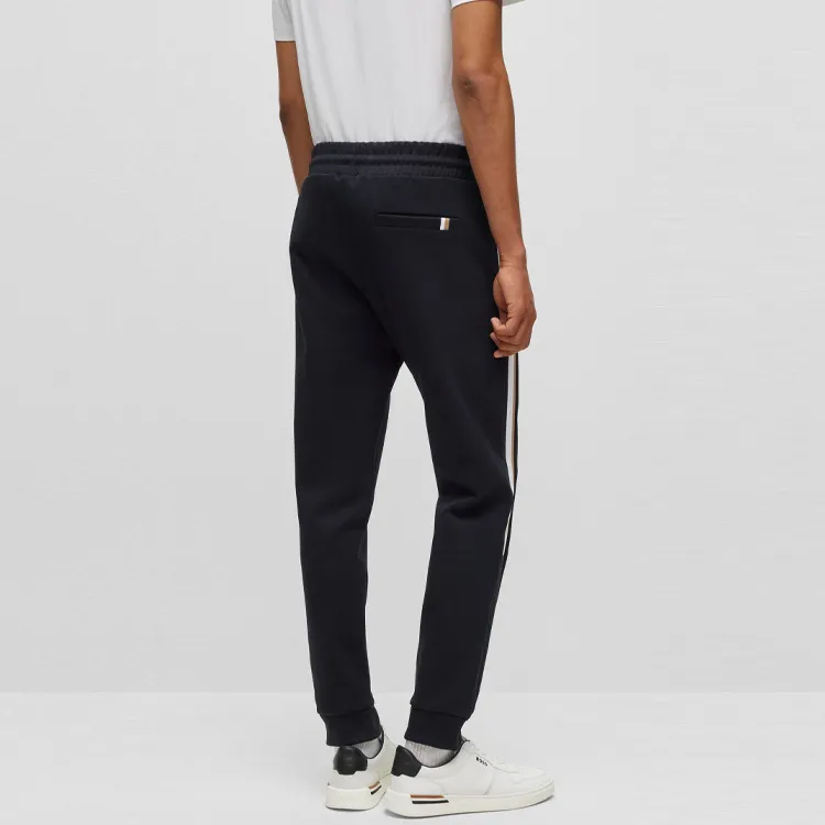 HUGO BOSS Knitted Sports Pants Men's Marine Blue-5