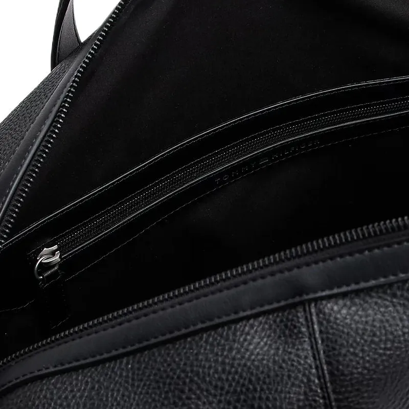 Tommy Hilfiger Pebble Grain Travel Bag Men's Black-3