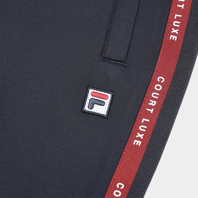 FILA Knitted Sports Pants Men's Royal Blue-3