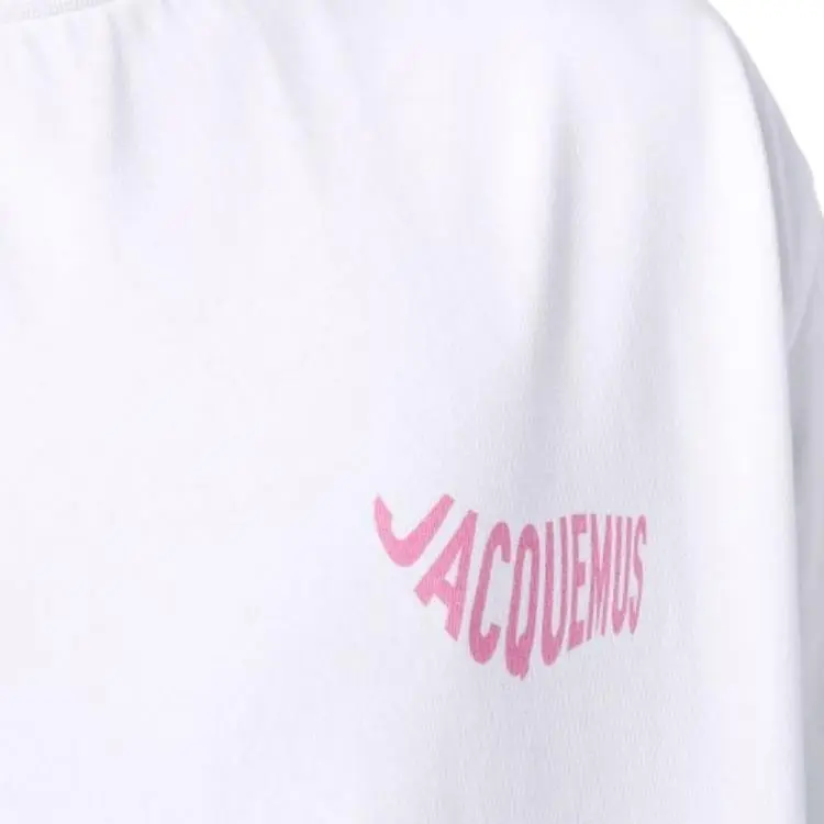 Jacquemus Le T shirt Vague Print Wave Logo T shirt-4