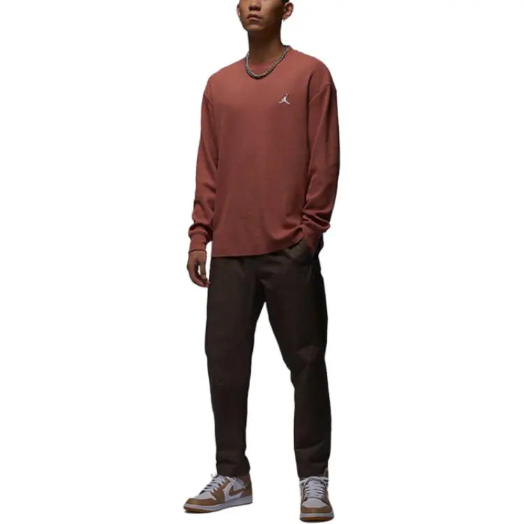 Jordan Essentials Sweatshirts Men Orange-2