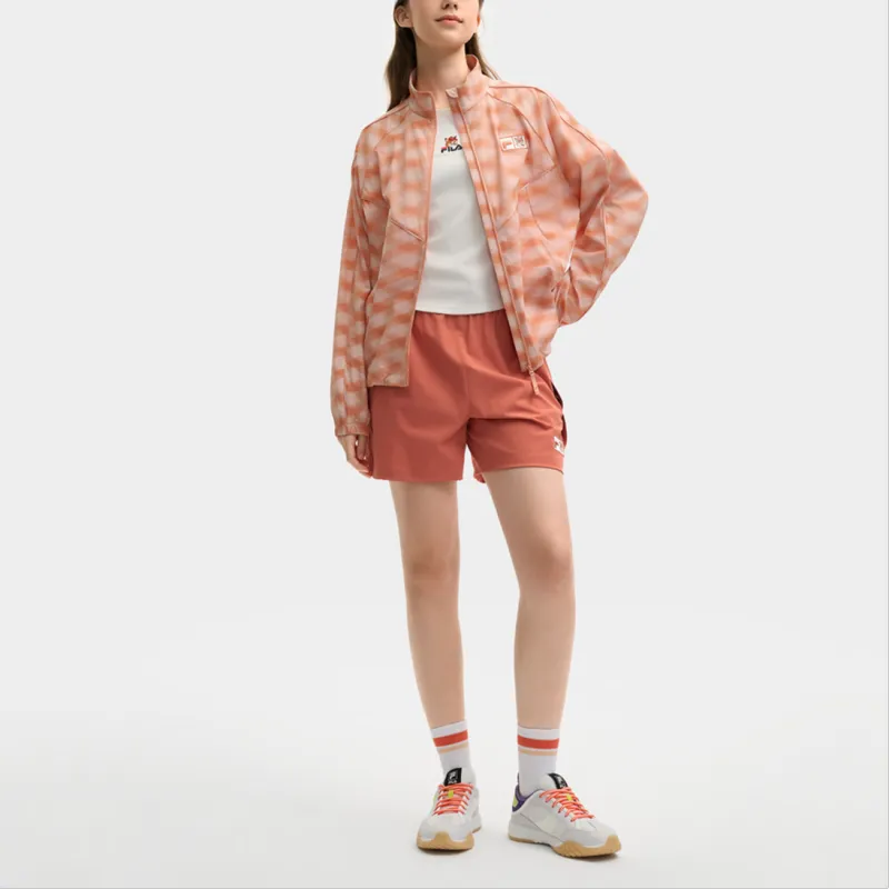 FILA x MAISON KITSUNE ORIGINALE Jacket Women's Brier Brick Red RD-3