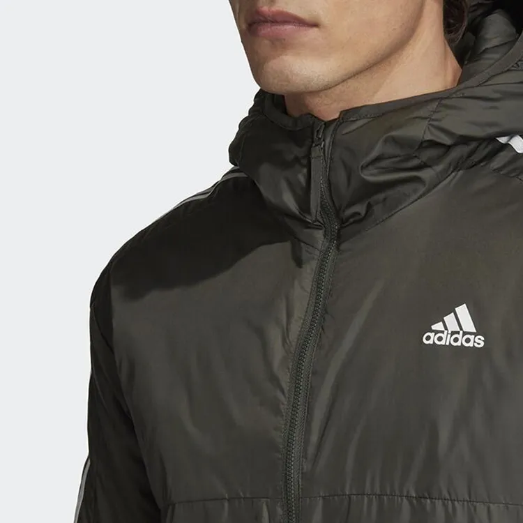 Adidas Puffer Jackets Men Olive Brown-4