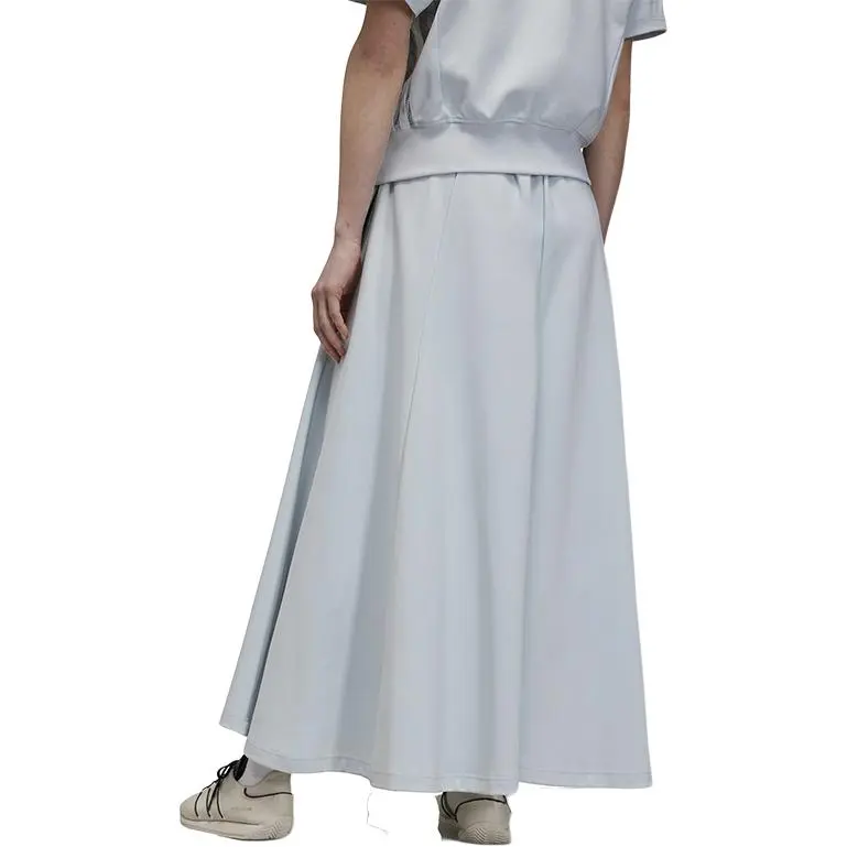 Y 3 Casual Long Skirt Women's Blue-2