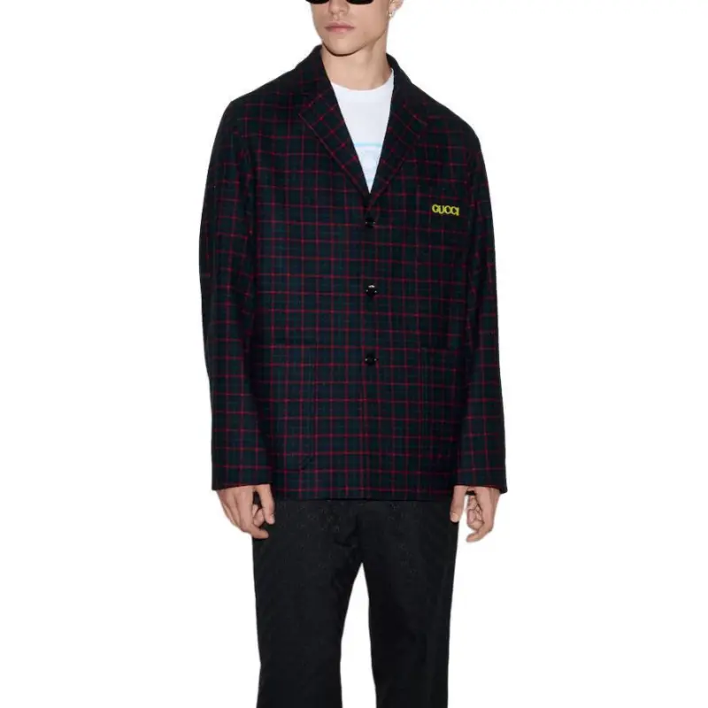GUCCI Business Suits Coats Men's Red-3