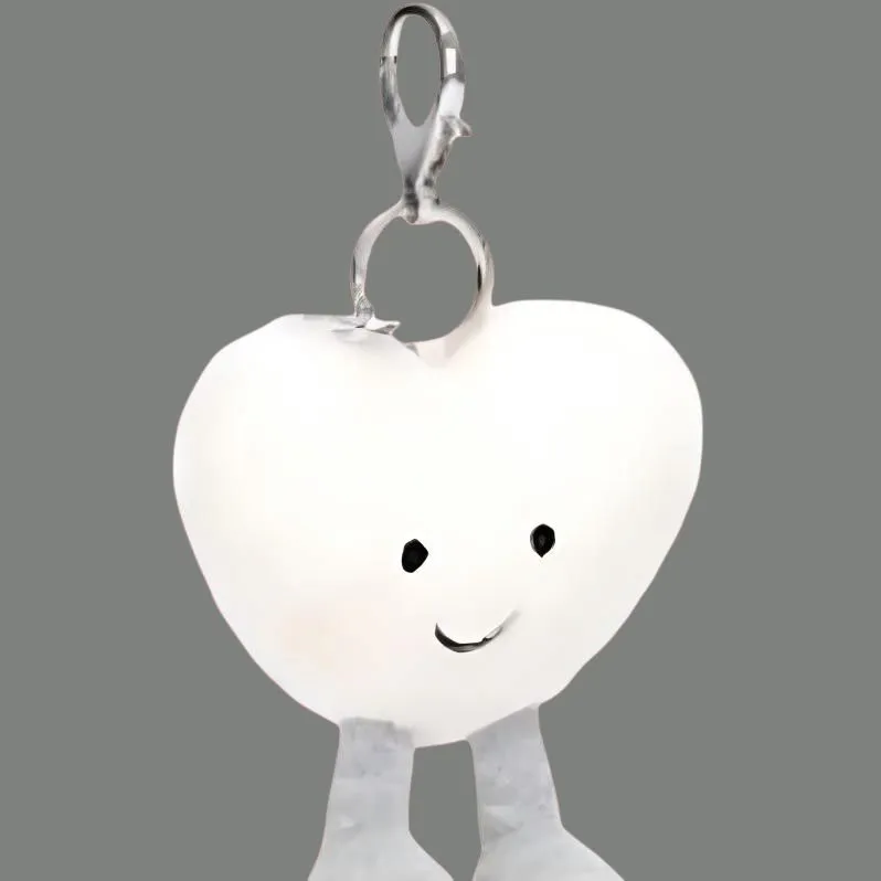 JELLYCAT Valentine's Day Collection Heart Dolls Plush Pendant 10cm Height-1