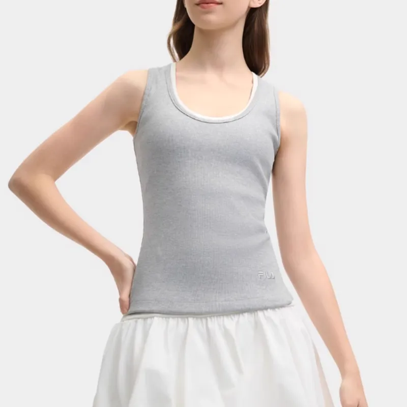 FILA ORIGINALE Tank Tops Women's Medium Heather Gray MG-3