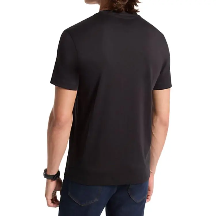 MICHAEL KORS Logo Embroidered Crewneck T Shirt-4