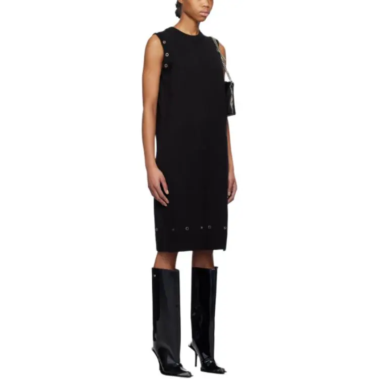 WE11DONE Sleeveless Dress Women's Black-3