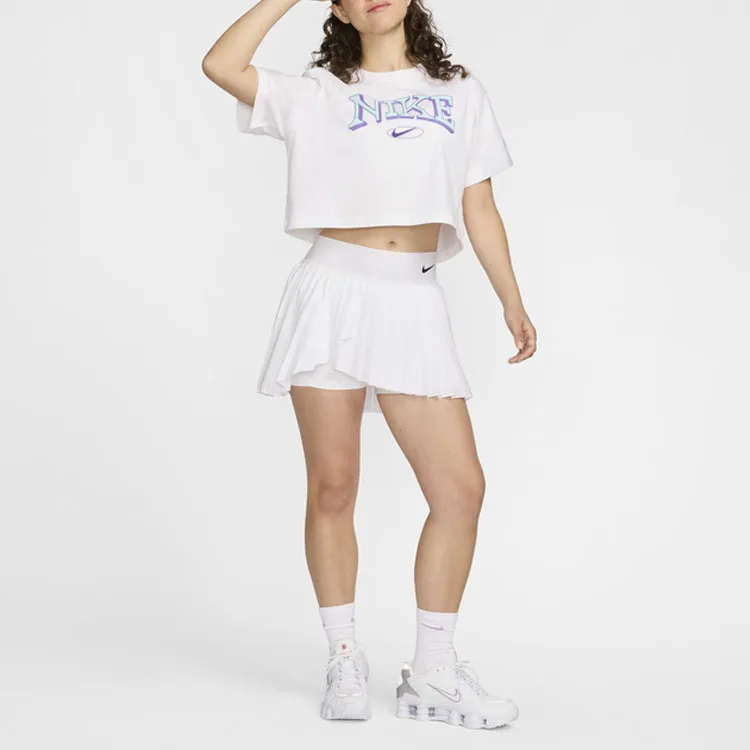Nike Clothing T Shirts Women's White-2