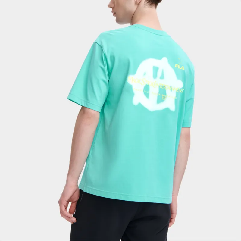 FILA T Shirt Unisex Verdant Light Green-2