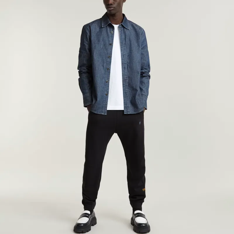 G STAR RAW Shirt Unisex Dark Blue-2