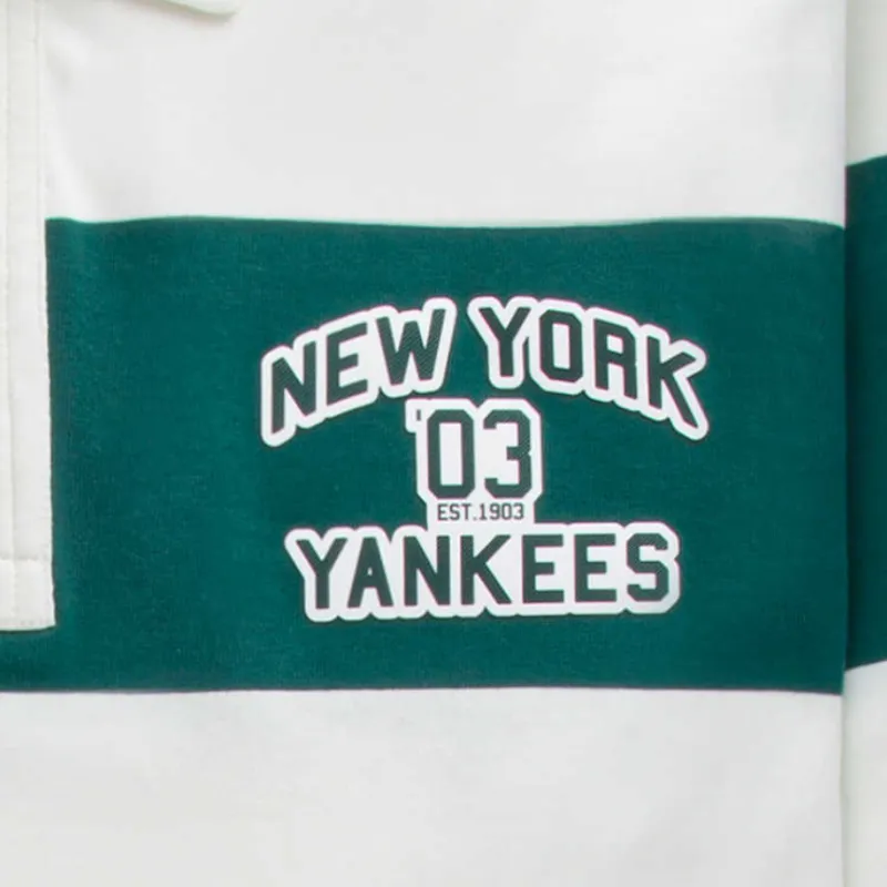 MLB MLB Preppy Style Collection New York Yankees Polo Shirt Unisex Dark Green-5