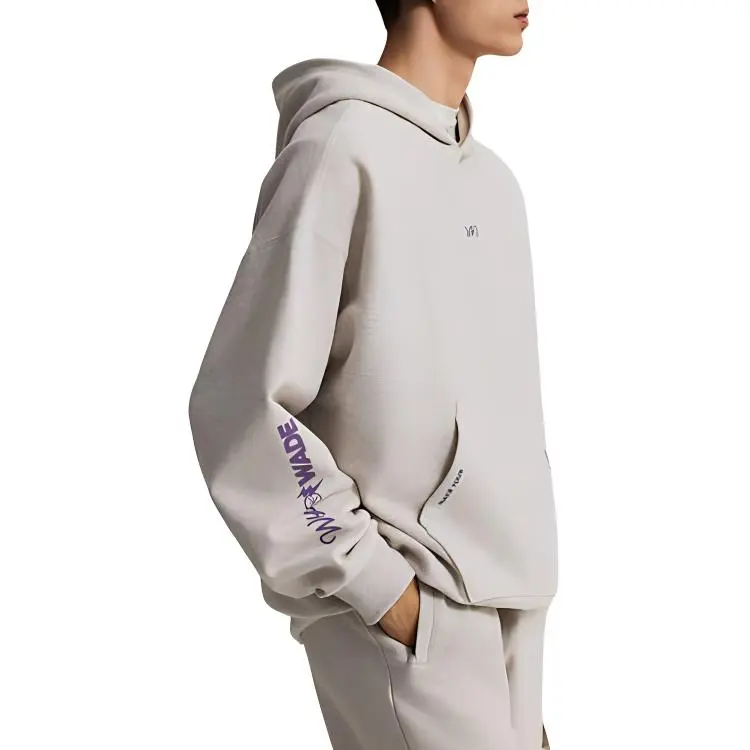 LiNing Sweatshirt Men's Heather Gray Tile Gray-3