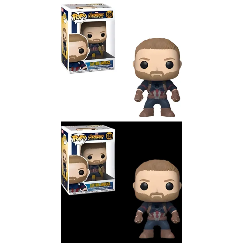 Funko Pop! Marvel Avengers Infinity War Captain America Figure #288-3