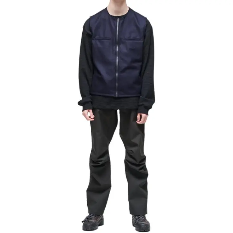 GR10K Bembecula Arc Belted Straight Leg Trousers-2