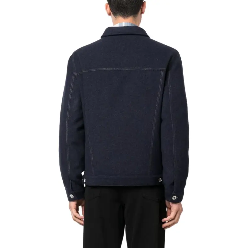 Brunello Cucinelli Jackets & Coats Men's Cobalt Blue-2