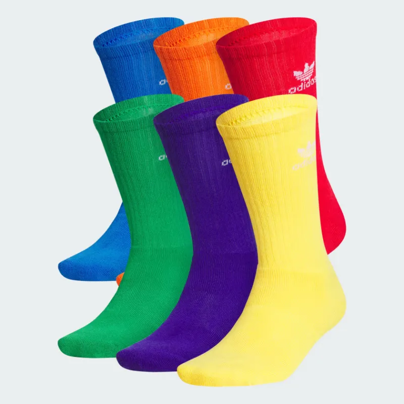 Adidas Originals Trefoil Crew Socks 6 Pairs-1