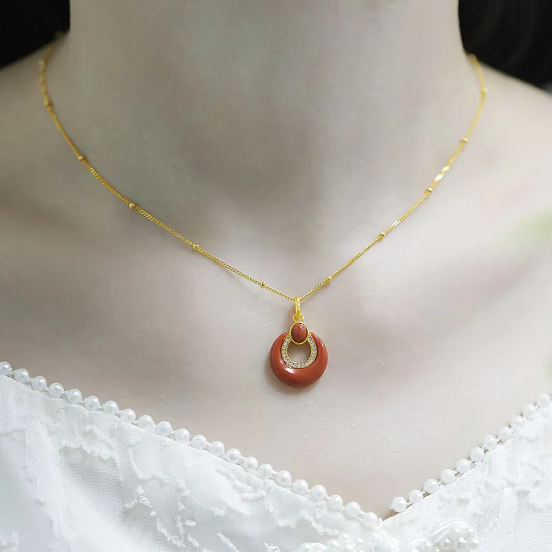 Love Jade Pendants Women's-3