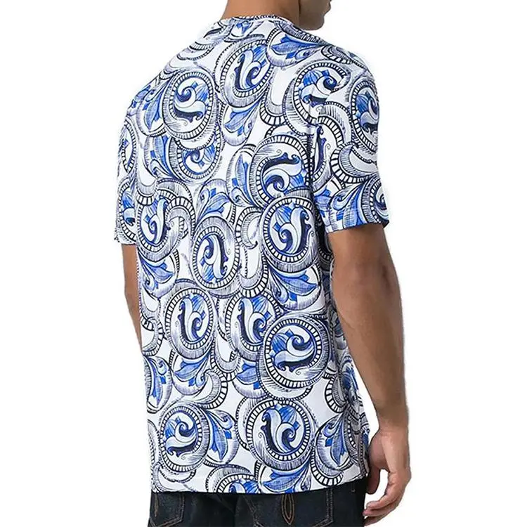 VERSACE T Shirts Men Blue-3