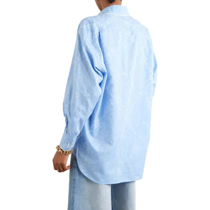 ETRO Paisley Jacquard Long Sleeved Shirt-4