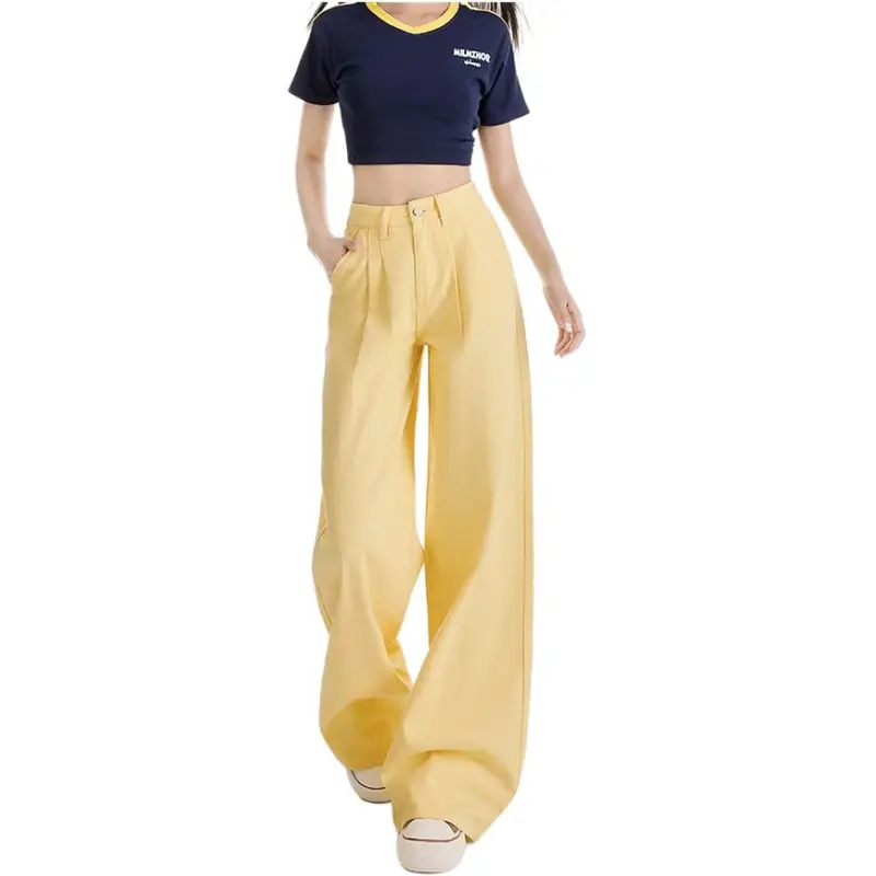 Concubine Zhu Jeans Women's Custard-2