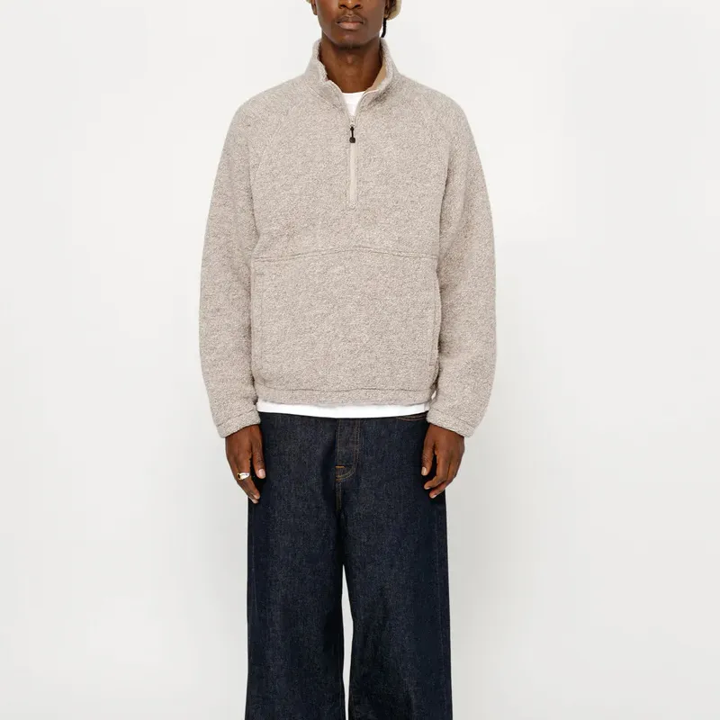 Stussy Wool Blend Sherpa Mock Neck-6