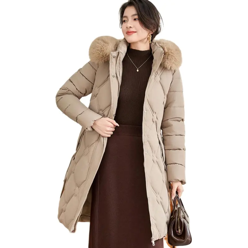 CARBAMMI Puffer Jacket Women's Khaki-2