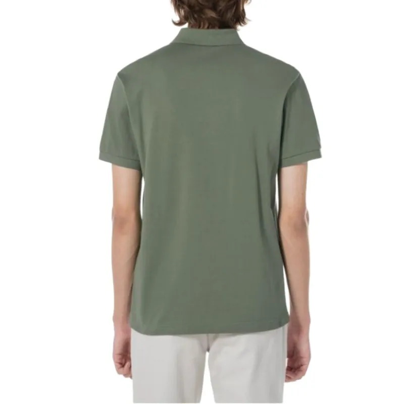 LACOSTE Polo Shirt Men's Gray Green-2
