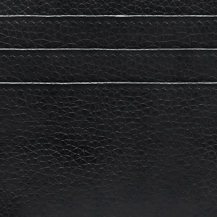DIOR Oblique Jacquard Fabric With Grain Calfskin Card Holder Men's Black/Beige-4