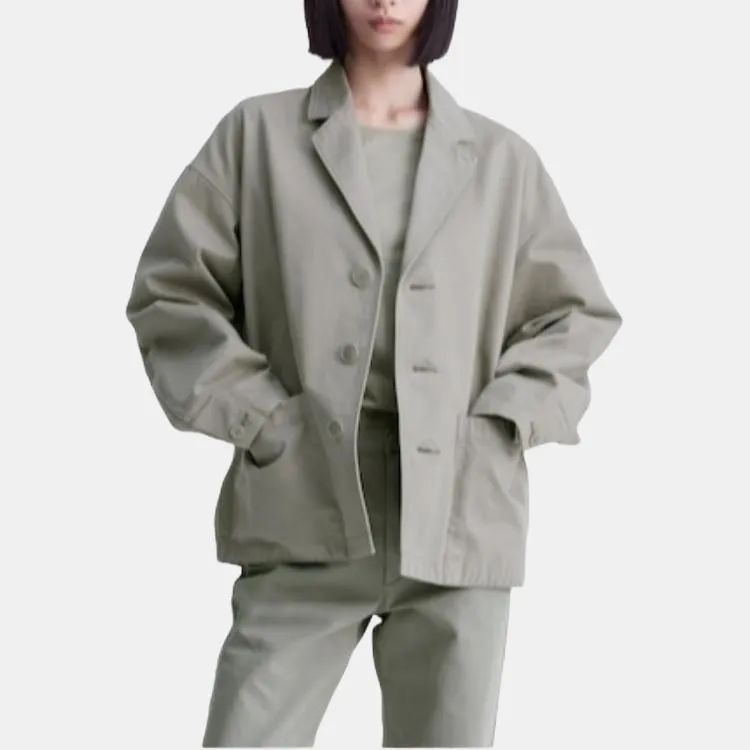 UNIQLO SS24 Jackets Coats Women's Smoke Gray-2