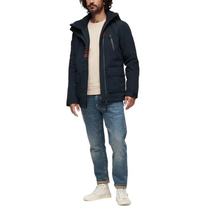 SUPERDRY Jackets Coats Men's Blue-4