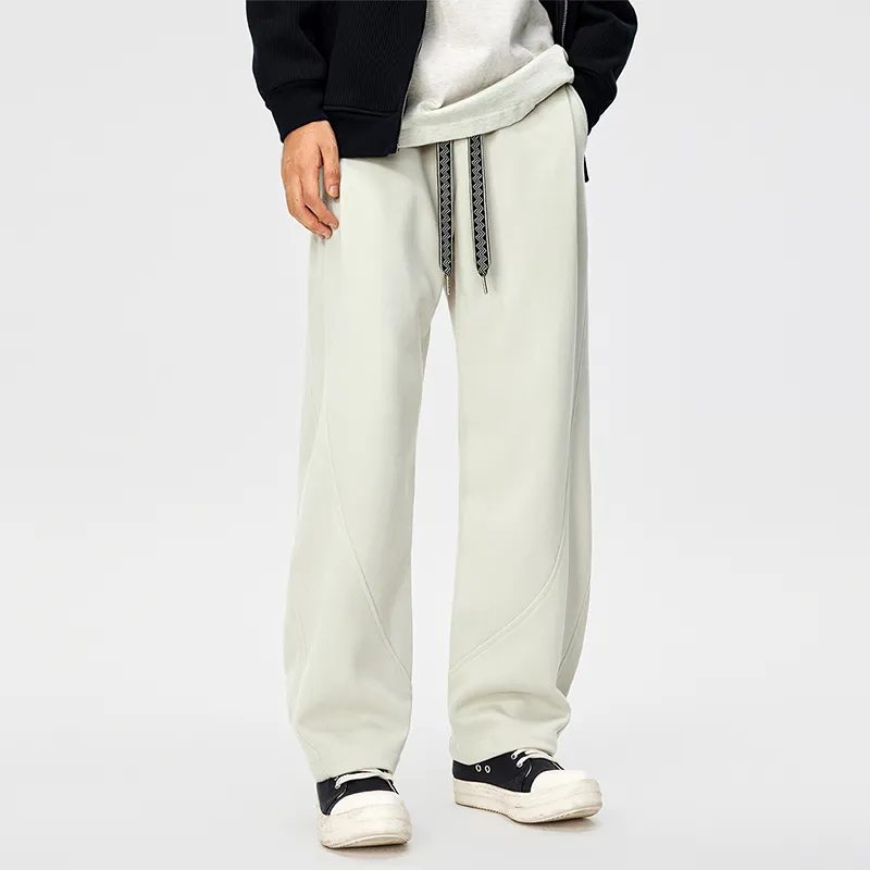 GTRG Casual Pants Unisex Light Wheat-2