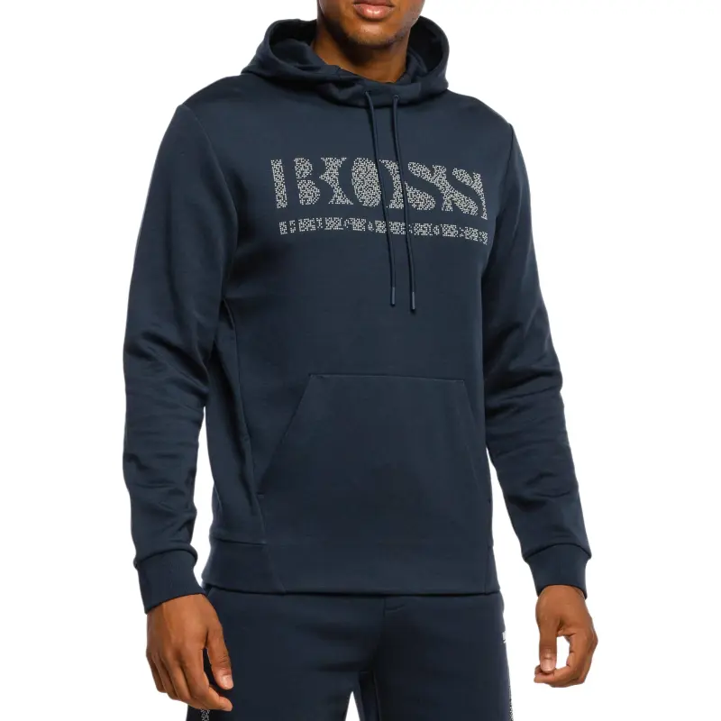 HUGO BOSS Sports Hoodie Men's Blue-2