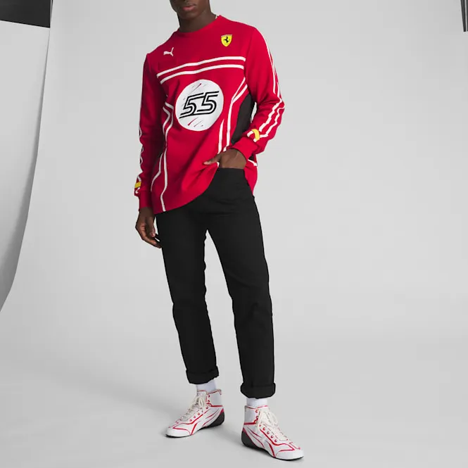 PUMA X JOSHUA VIDES Sweatshirts Men Red-3