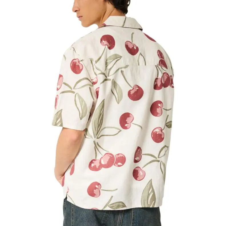 Hollister Shirts Men Cream-1
