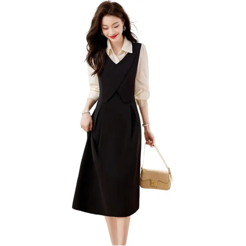 Fele.d Long Sleeved Dress Women's-5