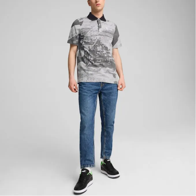 PUMA Mercedes-AMG Petronas F1® Men's Jacquard Polo-2