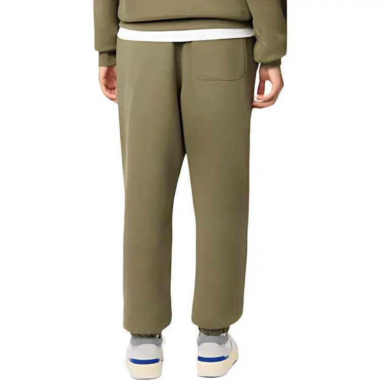 LACOSTE Knitted Sports Pants Unisex Khaki Green-2