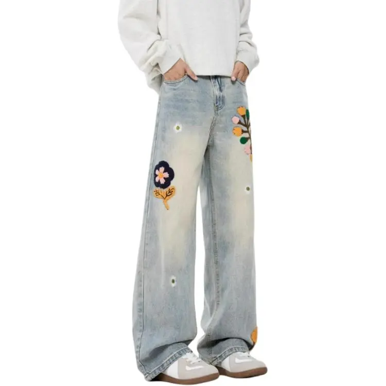 MGXEK Jeans Unisex Blue-3