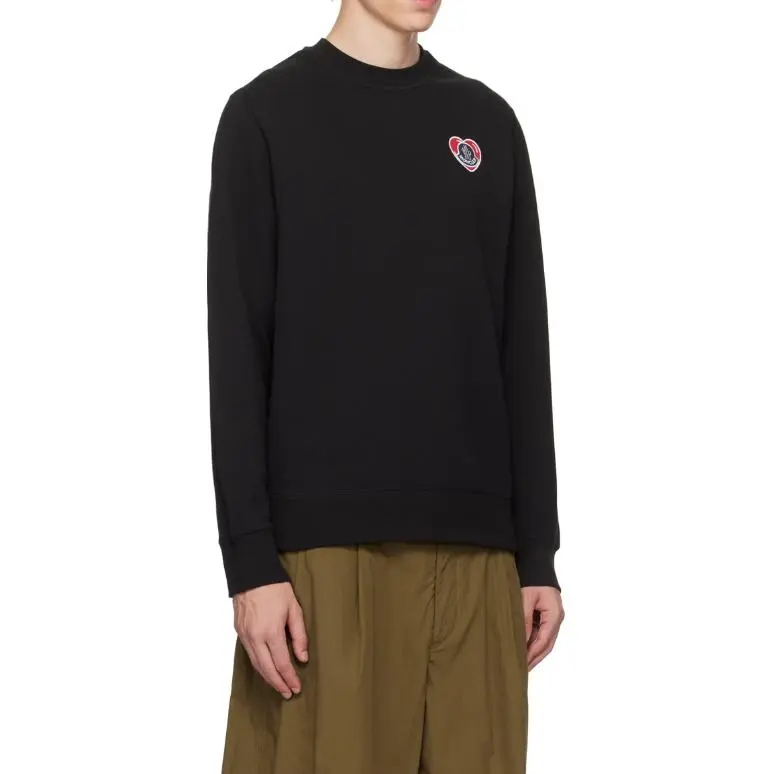 Moncler Logo patch Cotton Sweatshirt-3